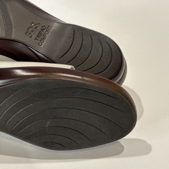 SAS San Antonio Shoe Sandals Women 7S (7AAA) Tripad Comfort Linen Shoes Narrow - Picture 14 of 14